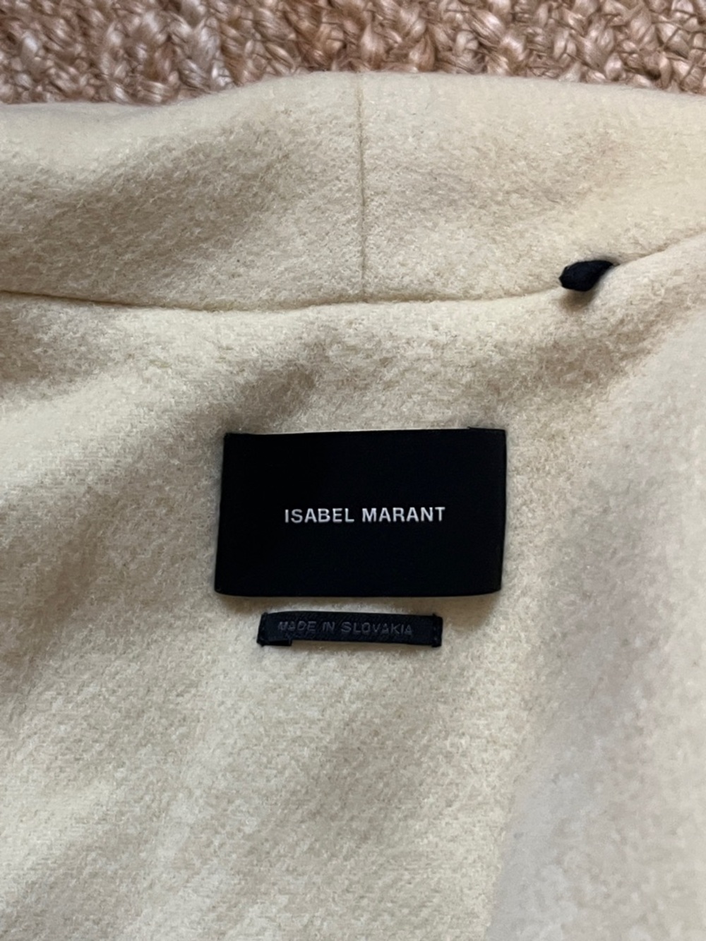 Isabel Marant Cream Shawl-Collar Blazer Jacket - Picture 11 of 13